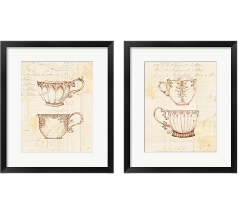 Authentic Coffee 2 Piece Framed Art Print Set by Daphne Brissonnet
