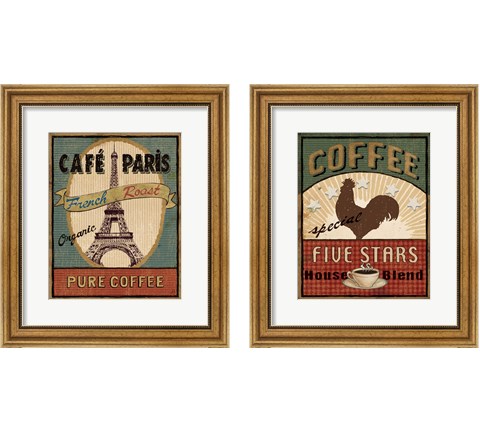 Coffee 2 Piece Framed Art Print Set by Daphne Brissonnet