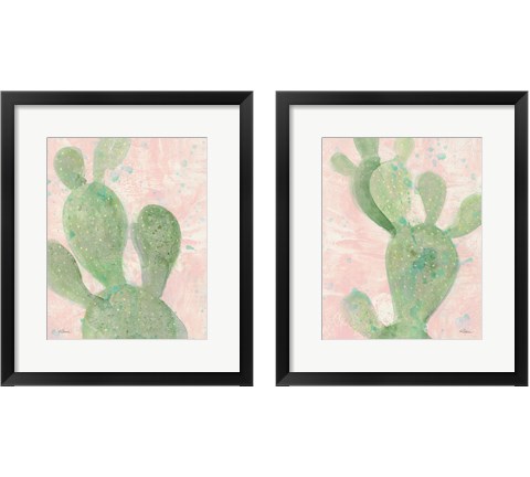 Cactus Panel 2 Piece Framed Art Print Set by Albena Hristova