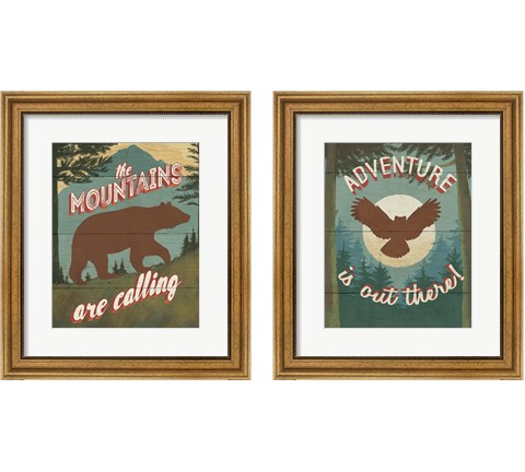 Discover the Wild 2 Piece Framed Art Print Set by Janelle Penner