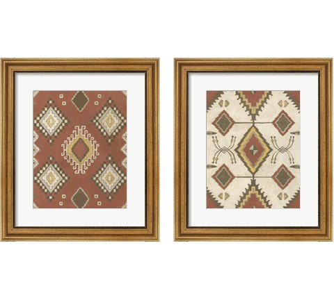 Non-Embellished Native Design 2 Piece Framed Art Print Set by Megan Meagher