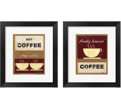 Hot Coffee 2 Piece Framed Art Print Set by Norman Wyatt Jr.