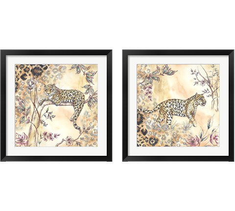 Leopard on Neutral 2 Piece Framed Art Print Set by Tre Sorelle Studios
