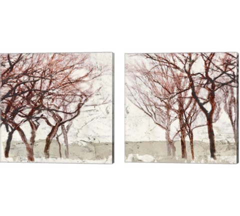 Rusty Trees 2 Piece Canvas Print Set by Alessio Aprile