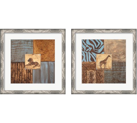 Textures of Africa 2 Piece Framed Art Print Set by Hakimipour - Ritter