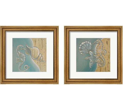 Pearl Beach 2 Piece Framed Art Print Set by Hakimipour - Ritter