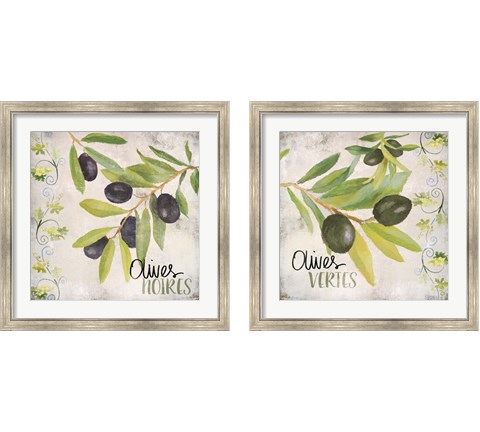 Olives Noires et Vertes 2 Piece Framed Art Print Set by Lanie Loreth