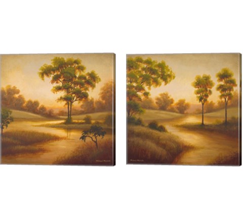 Summer's End 2 Piece Canvas Print Set by Michael Marcon