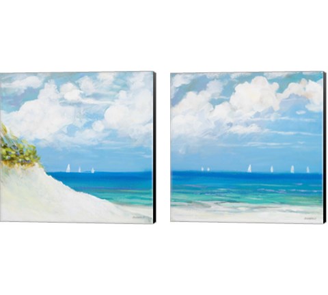 Seaside 2 Piece Canvas Print Set by Dan Meneely