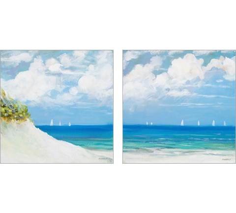 Seaside 2 Piece Art Print Set by Dan Meneely