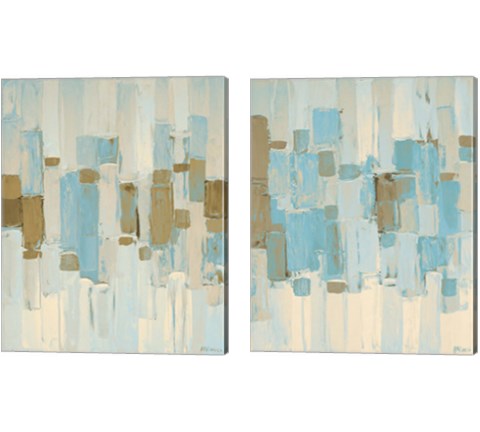 Muted Rhizome 2 Piece Canvas Print Set by Ann Marie Coolick