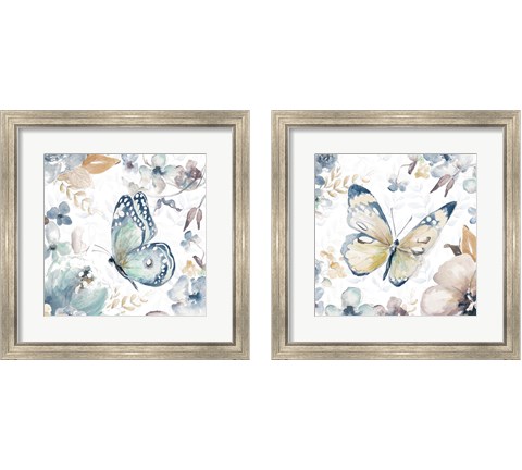 Butterfly Beauty 2 Piece Framed Art Print Set by Patricia Pinto