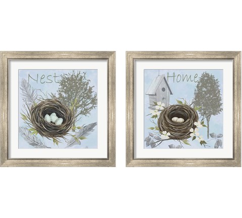 Nesting Collection 2 Piece Framed Art Print Set by Jade Reynolds