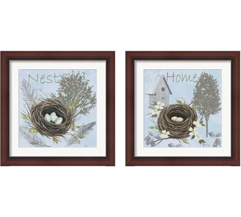Nesting Collection 2 Piece Framed Art Print Set by Jade Reynolds