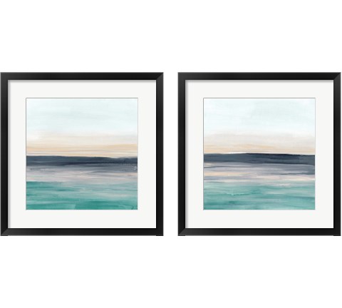 Sea Rise 2 Piece Framed Art Print Set by June Erica Vess