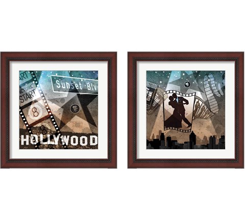 Movie 2 Piece Framed Art Print Set by Keith Mallett