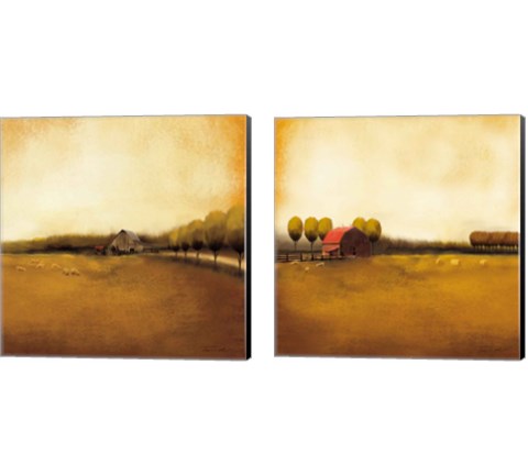 Rural Landscape 2 Piece Canvas Print Set by Tandi Venter