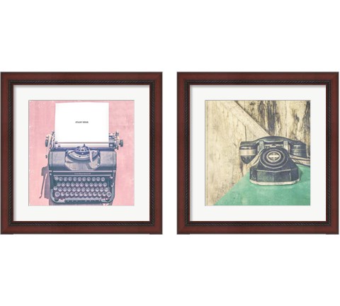 Vintage Office 2 Piece Framed Art Print Set by Thomas Brown