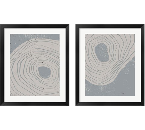 Lithic Loop 2 Piece Framed Art Print Set by Jacob Green