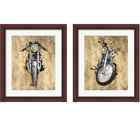 Metallic Rider 2 Piece Framed Art Print Set by Annie Warren