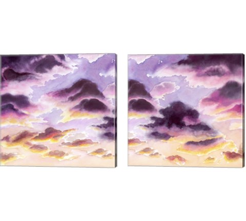 Sunset Haze 2 Piece Canvas Print Set by Grace Popp