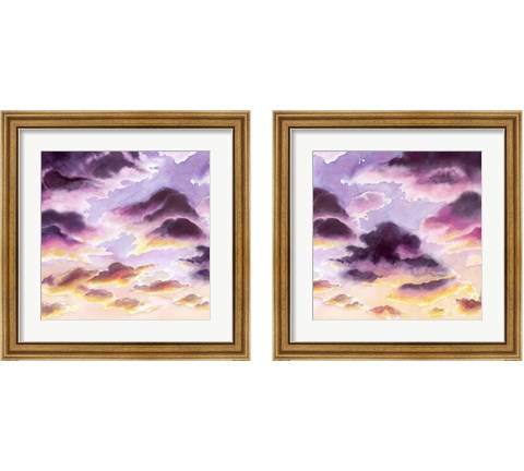 Sunset Haze 2 Piece Framed Art Print Set by Grace Popp