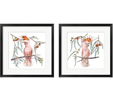 Pink Cockatoo 2 Piece Framed Art Print Set by Melissa Wang