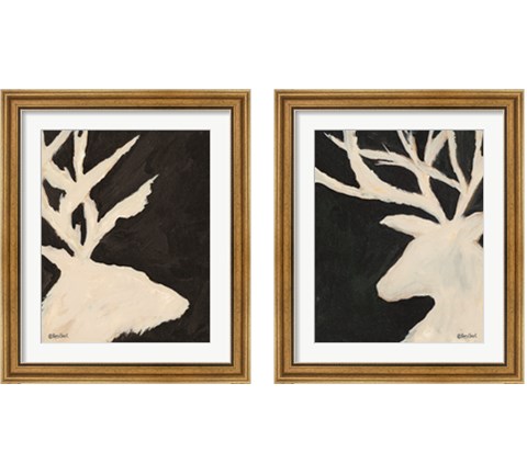 Deer & Elk 2 Piece Framed Art Print Set by Roey Ebert