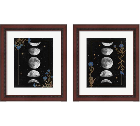 Night Moon 2 Piece Framed Art Print Set by Melissa Wang