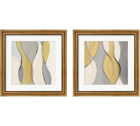 Tranquil Coalescence 2 Piece Framed Art Print Set by Lanie Loreth