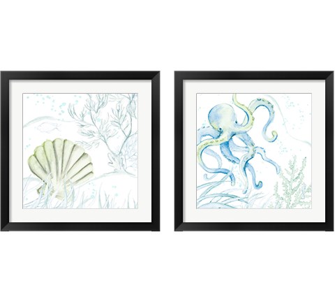 Underwater Life 2 Piece Framed Art Print Set by Lanie Loreth