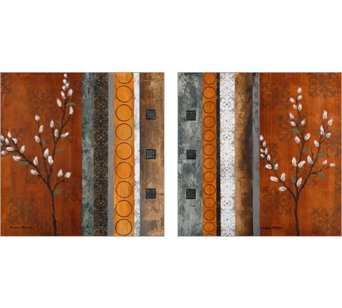 Willow Stems 2 Piece Art Print Set by Michael Marcon