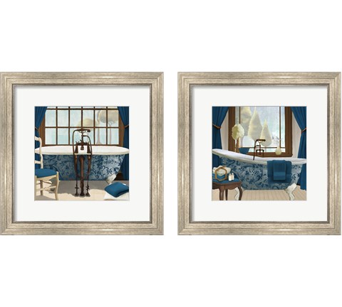 Blue View 2 Piece Framed Art Print Set by Elizabeth Medley