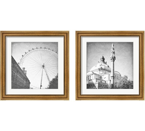 London Sights 2 Piece Framed Art Print Set by Emily Navas