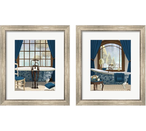 Blue View 2 Piece Framed Art Print Set by Elizabeth Medley