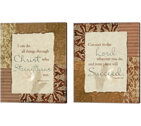 Commit to the Lord 2 Piece Canvas Print Set by John Spaeth