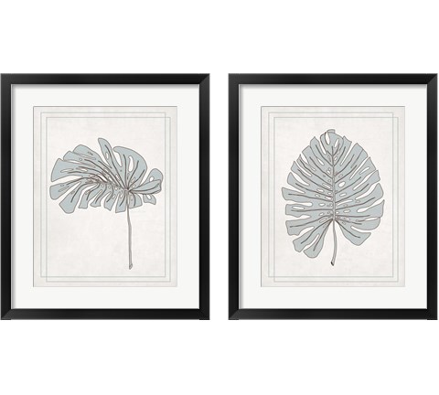 Tropical Monstera 2 Piece Framed Art Print Set by Ramona Murdock