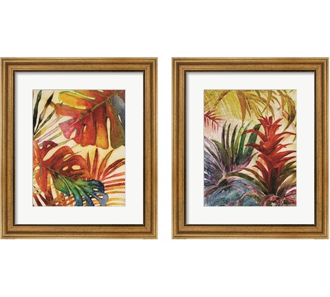 Tropic Botanicals 2 Piece Framed Art Print Set by Marie-Elaine Cusson