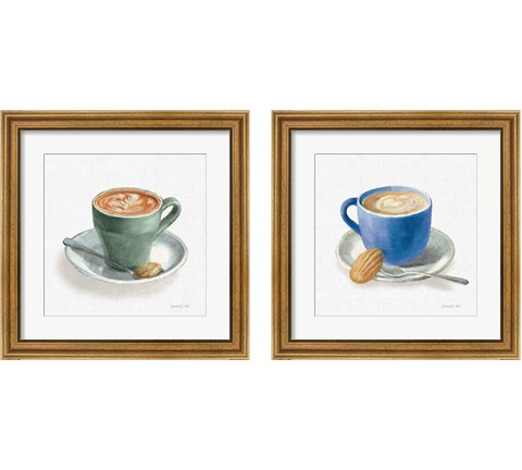 Wake Up Coffee 2 Piece Framed Art Print Set by Danhui Nai