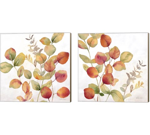 Eucalyptus Leaves Spice 2 Piece Canvas Print Set by Cynthia Coulter