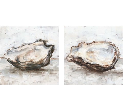 Oyster Study 2 Piece Art Print Set by Ethan Harper