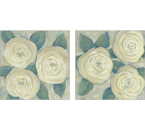 Roses in Bloom 2 Piece Art Print Set by Timothy O'Toole