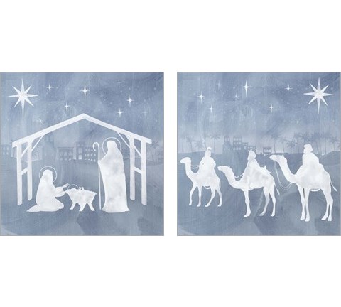 Star of Bethlehem 2 Piece Art Print Set by Grace Popp