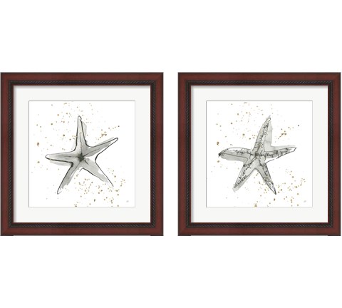 Starfish  2 Piece Framed Art Print Set by Chris Paschke