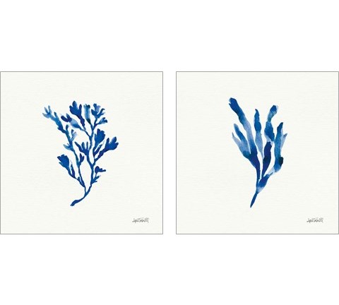 Deep Sea Botanical 2 Piece Art Print Set by Anne Tavoletti