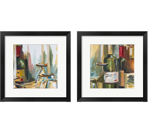 Wine Room 2 Piece Framed Art Print Set by Heather A. French-Roussia