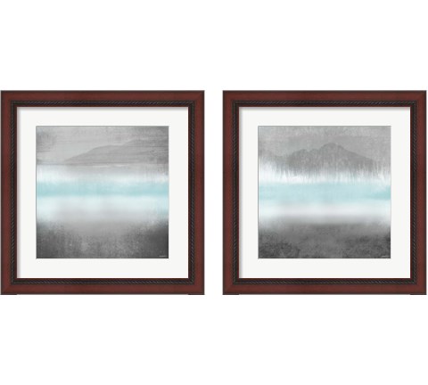 Foggy Loon Lake 2 Piece Framed Art Print Set by Dan Meneely