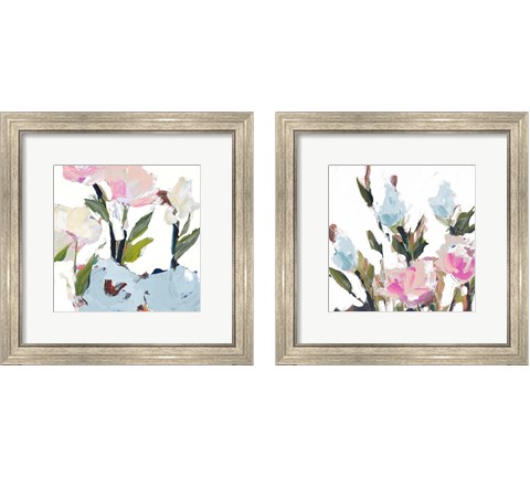 Blossoms  2 Piece Framed Art Print Set by Jane Slivka