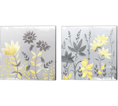 Soft Nature Yellow & Grey 2 Piece Canvas Print Set by Northern Lights