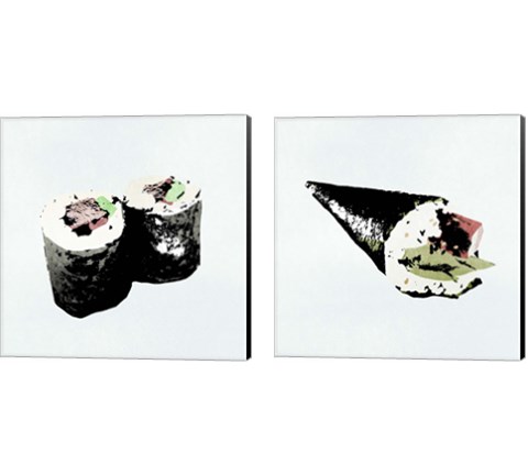 Sushi Style 2 Piece Canvas Print Set by Annie Warren